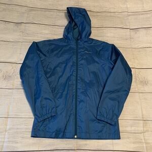 Arctix Kids Stream Rain Windbreaker HoodieJacket Youth Size Large Teal Blue